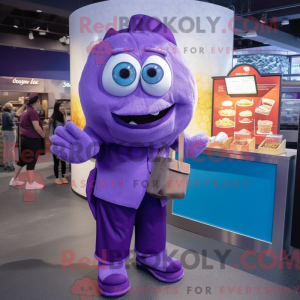 Disfraz de mascota Purple...