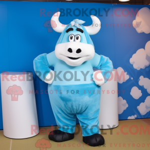 Blue Beef Stroganoff maskot...