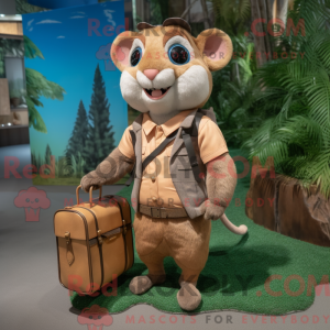 Brown Dormouse mascot...
