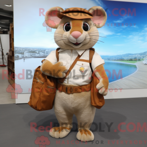Brown Dormouse mascot...
