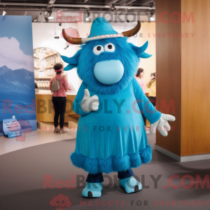 Costume mascotte de Yak...