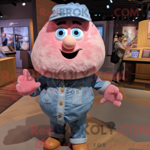 Pink Potato mascottekostuum...