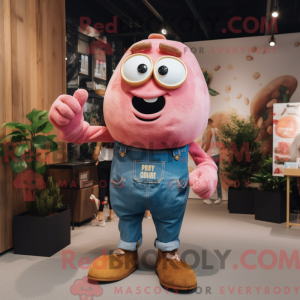 Pink Potato mascot costume...