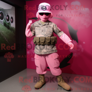 Roze mascottekostuum van...