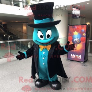 Teal Magician Maskottchen...