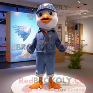 Costume mascotte de Mouette...