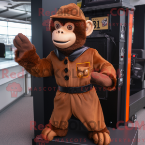 Rust Capuchin Monkey...