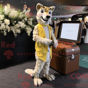 Yellow Thylacosmilus mascot...