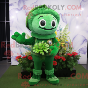 Buquê de flores verde com...