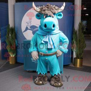 Costume mascotte de Bison...