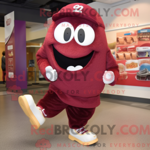 Maroon Bagels maskot...