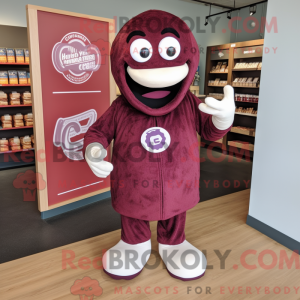 Maroon Bagels maskot...