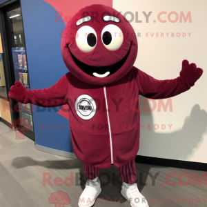 Maroon Bagels maskot...