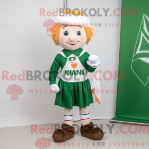 Irsk Flag maskot kostume...