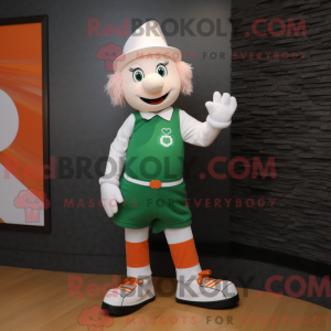 Irsk Flag maskot kostume...