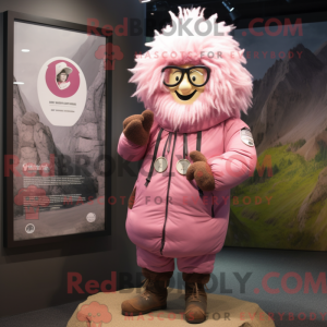 Pink Chief-maskotdraktfigur...