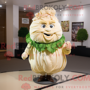 Cream Cabbage maskot...