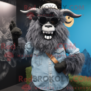 Costume mascotte de Yak...