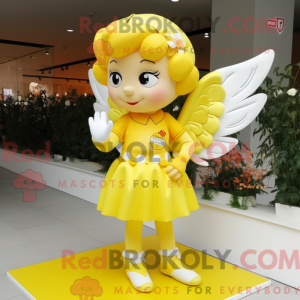 Lemon Yellow Cupid mascot...
