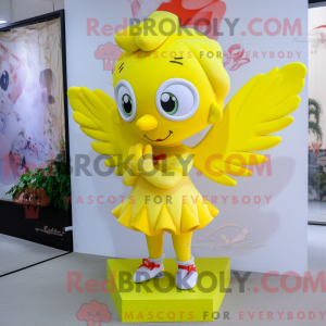 Lemon Yellow Cupid mascot...