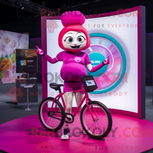 Disfraz de mascota Magenta...