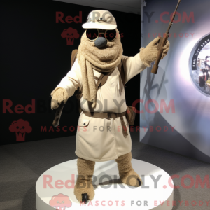 Máscara de Sniper bege com...