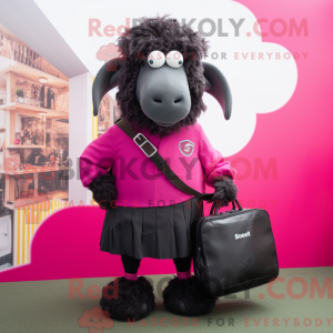 Magenta Suffolk Sheep...