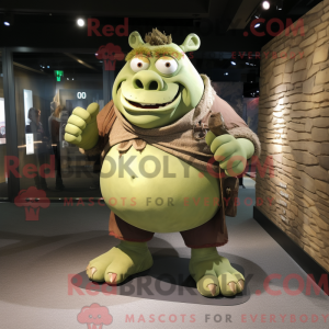 Postava maskota Olive Ogre...