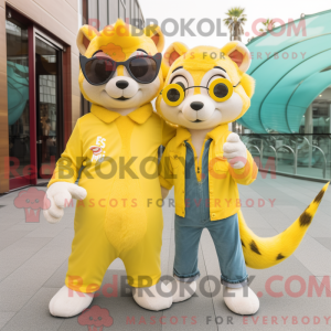 Citrongul Weasel maskot...