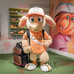 Personaggio mascotte Peach...