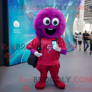 Magenta vandmænd maskot...
