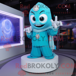 Cyan forlovelsesring...