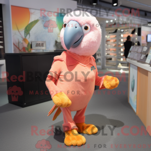 Peach Parrot maskot...