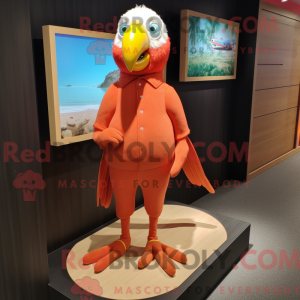 Peach Parrot maskot...