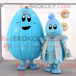 Disfraz de mascota Sky Blue...
