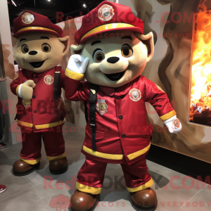 Postava maskota Maroon Fire...