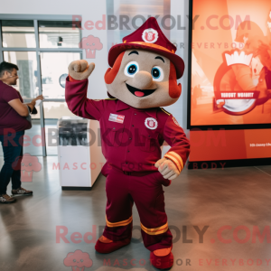 Personaggio mascotte Maroon...