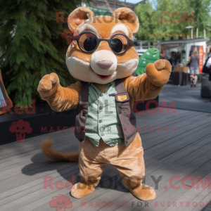 Brown Dormouse mascot...