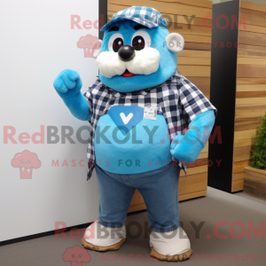 Maskotdraktfigurat Sky Blue...
