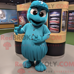 Teal Baseball Glove...