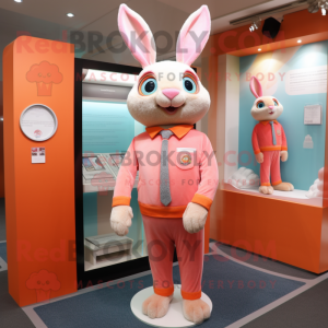 Peach Rabbit mascotte...