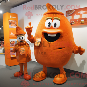 Orange gullasch maskot...