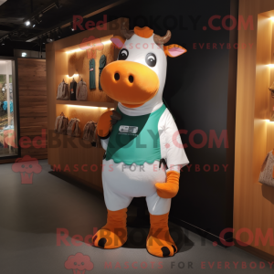 Postava maskota Jersey Cow...
