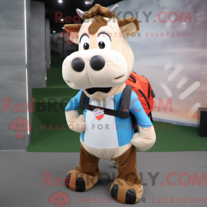 Jersey Cow-maskotdraktfigur...
