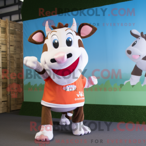 Jersey Cow-maskotdraktfigur...
