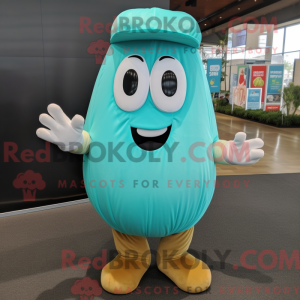 Cyan kartoffel maskot...