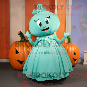 Máscara Cyan Pumpkin com...
