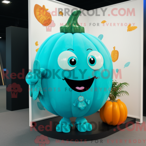 Máscara Cyan Pumpkin com...