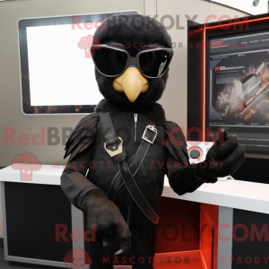 Maskottchenkostüm Black...
