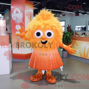 Orange Ice-maskotdraktfigur...